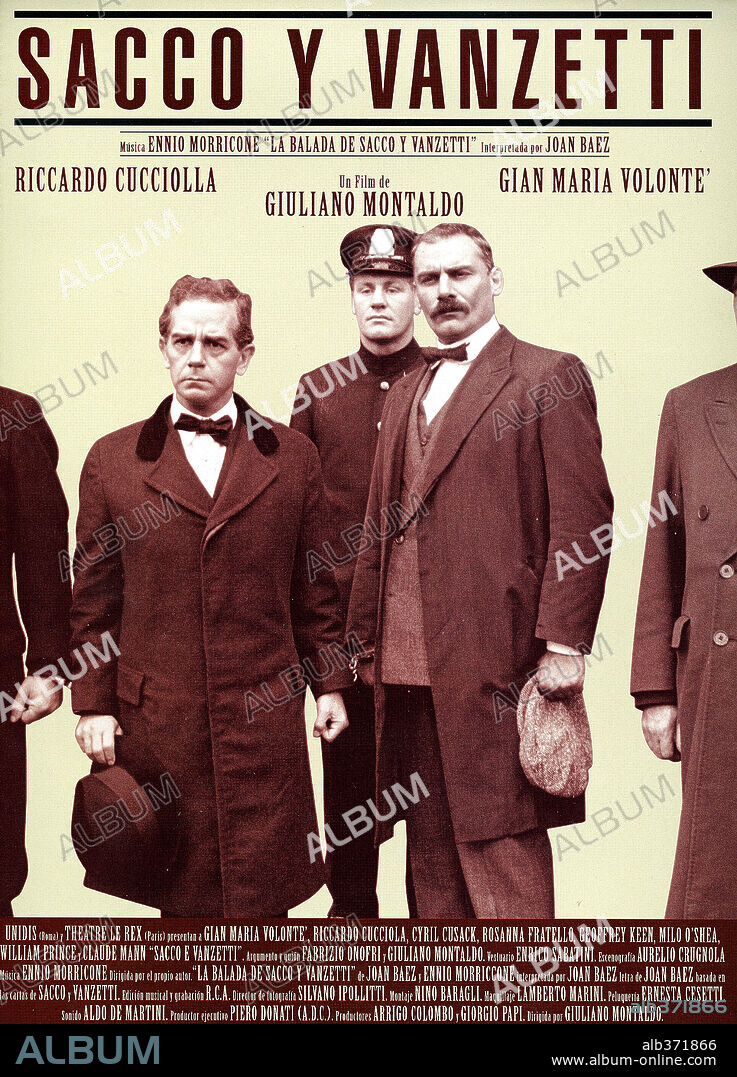 Poster de SACCO E VANZETTI, 1971, dirigida por GUILIANO MONTALDO.