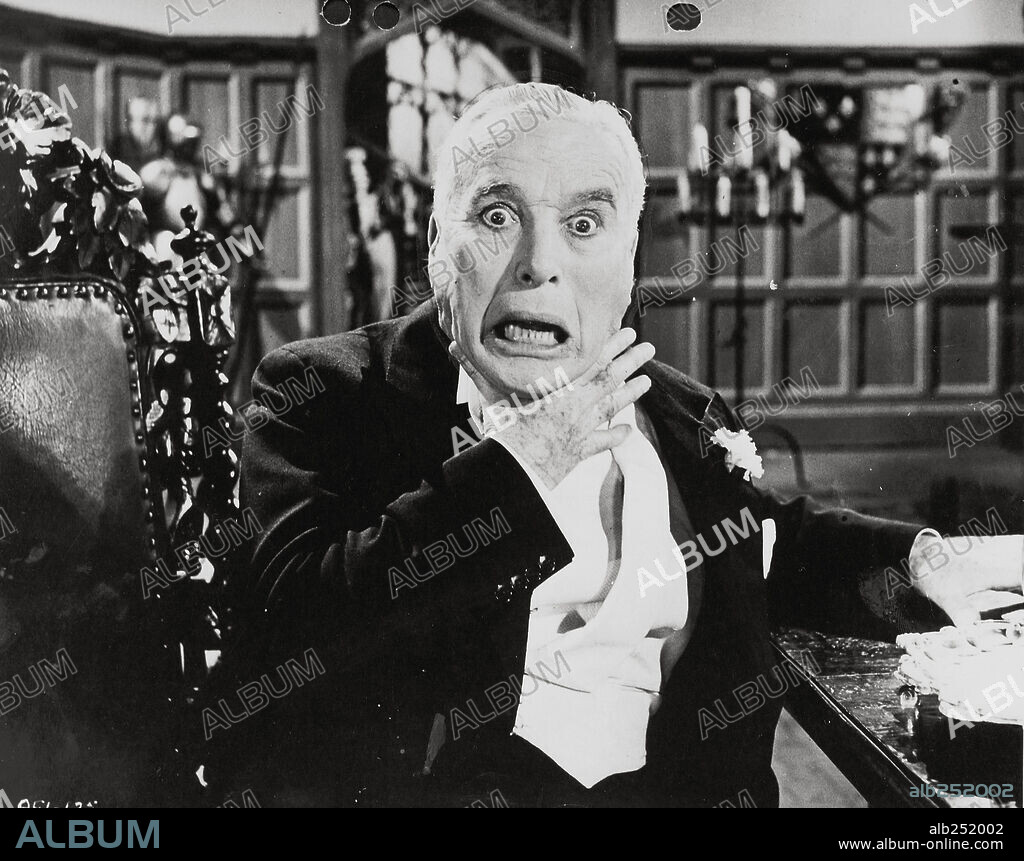 CHARLIE CHAPLIN en UN REY EN NUEVA YORK, 1957 (A KING IN NEW YORK), dirigida por CHARLES CHAPLIN. Copyright ATTICA FILM COMPANY.