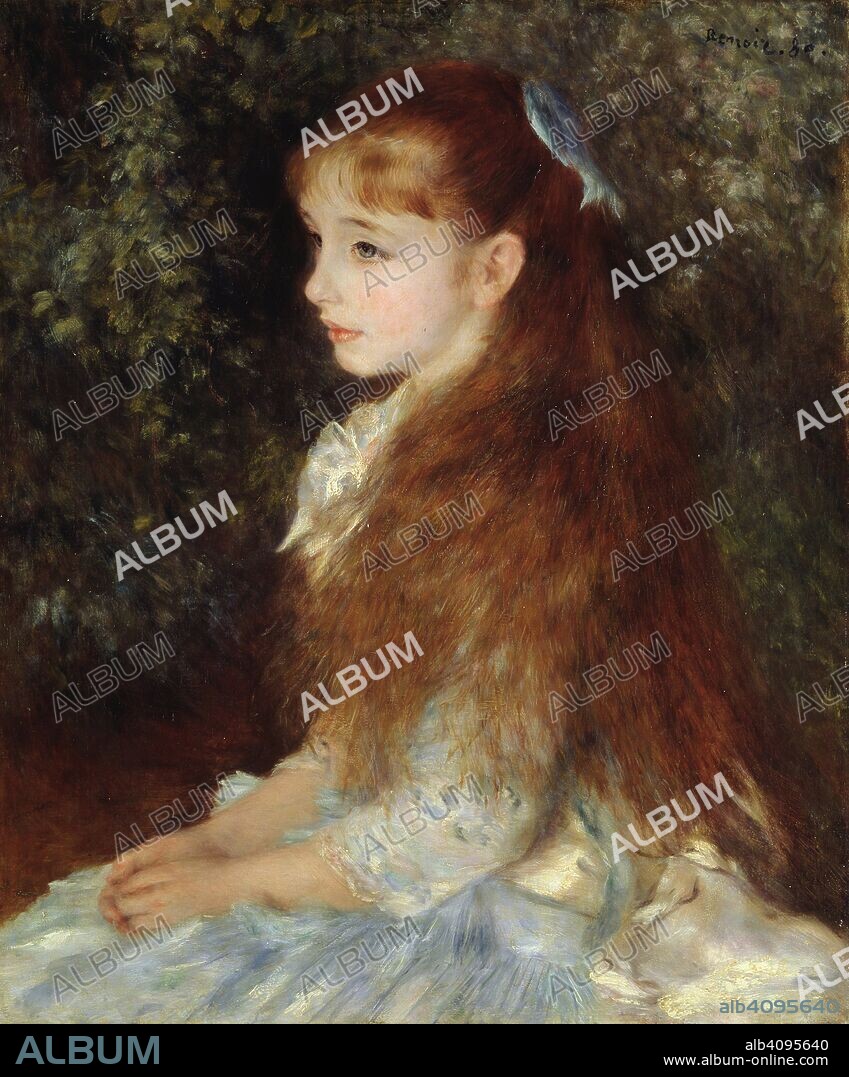 PIERRE-AUGUSTE RENOIR. Portrait of Irène Cahen d'Anvers (La petite Irène).