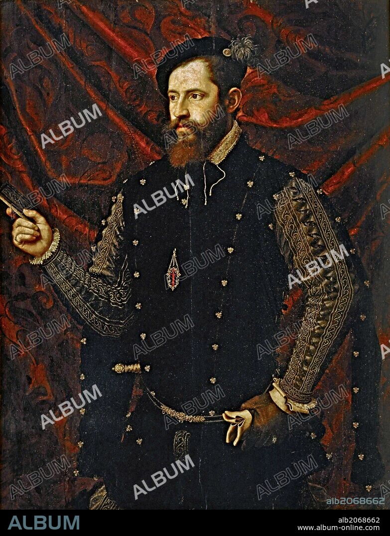 VICENTE JUAN MASIP. Juan de Juanes / 'Luis de Castellá y Vilanova, Lord of Bicorp', ca.  1560, Spanish School, Oil on panel, 105 cm x 80 cm, P00855.