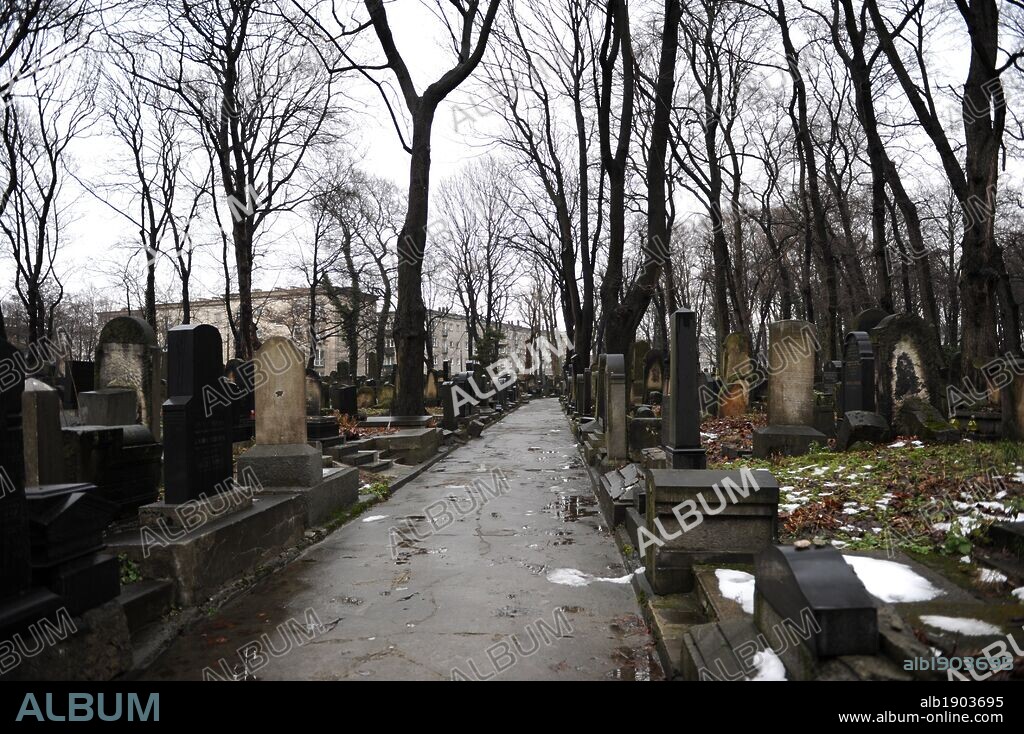 Cementerio judío. CRACOVIA. Polonia. Europa.