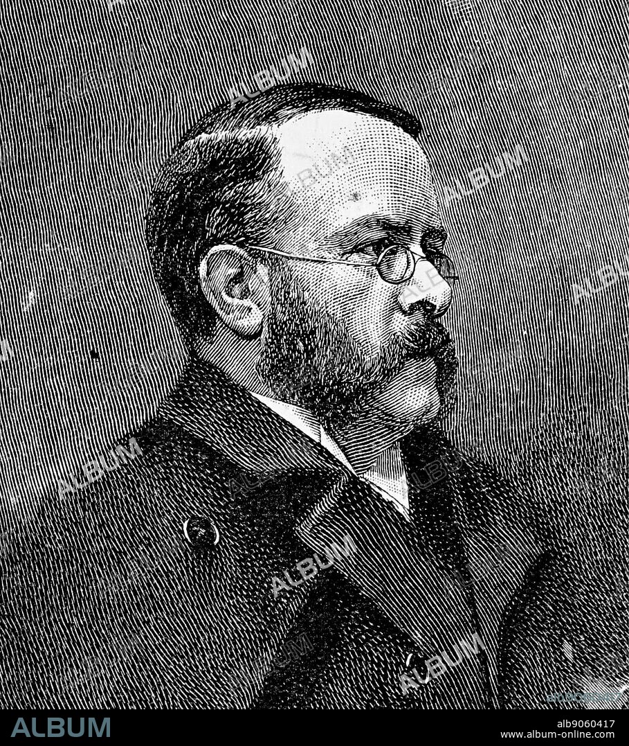 Portrait of Dr. Thomas John Barnardo (1845-1905) an Irish philanthropist and founder and director of homes for poor children. Dated 19th Century.