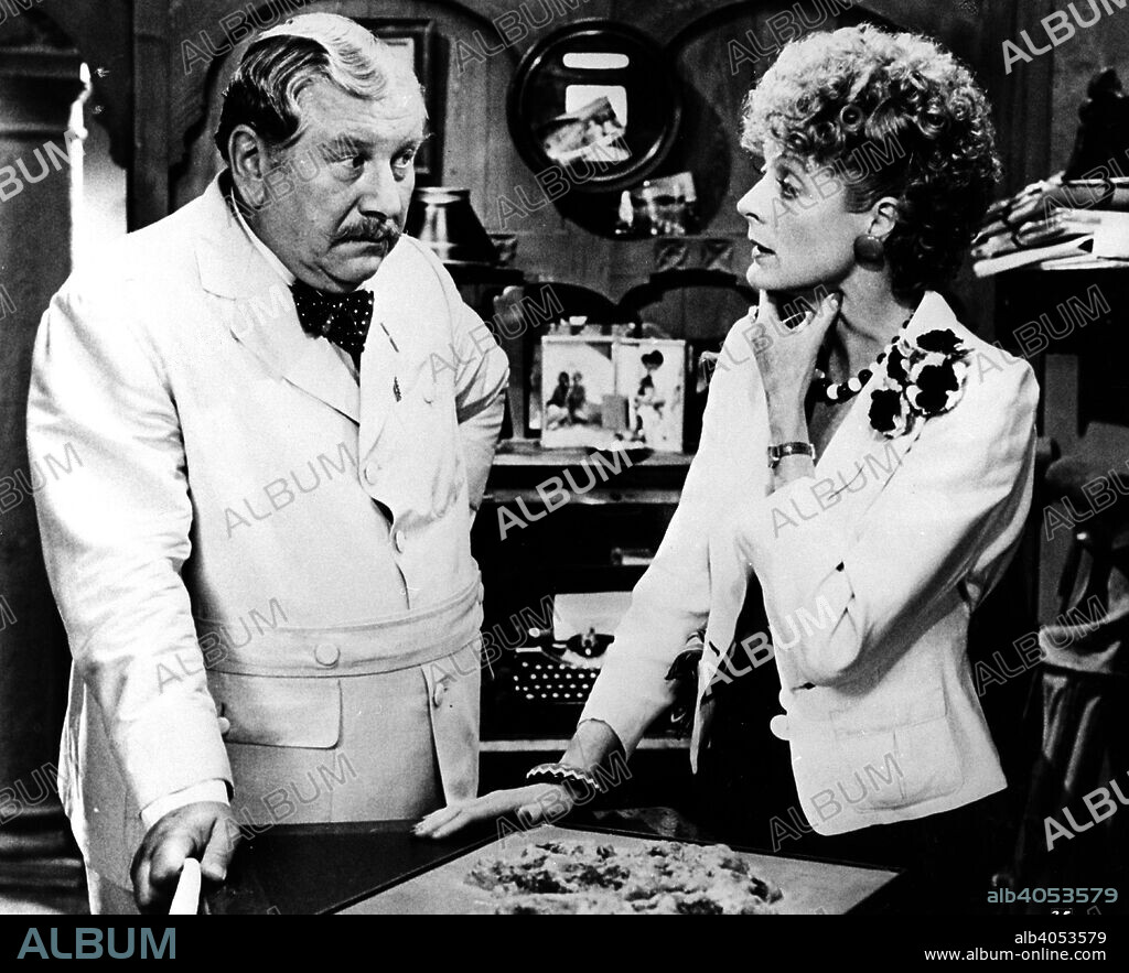 Peter Ustinov (1921- ), British actor, and Maggie Smith (1934- ), British actress, 1982.