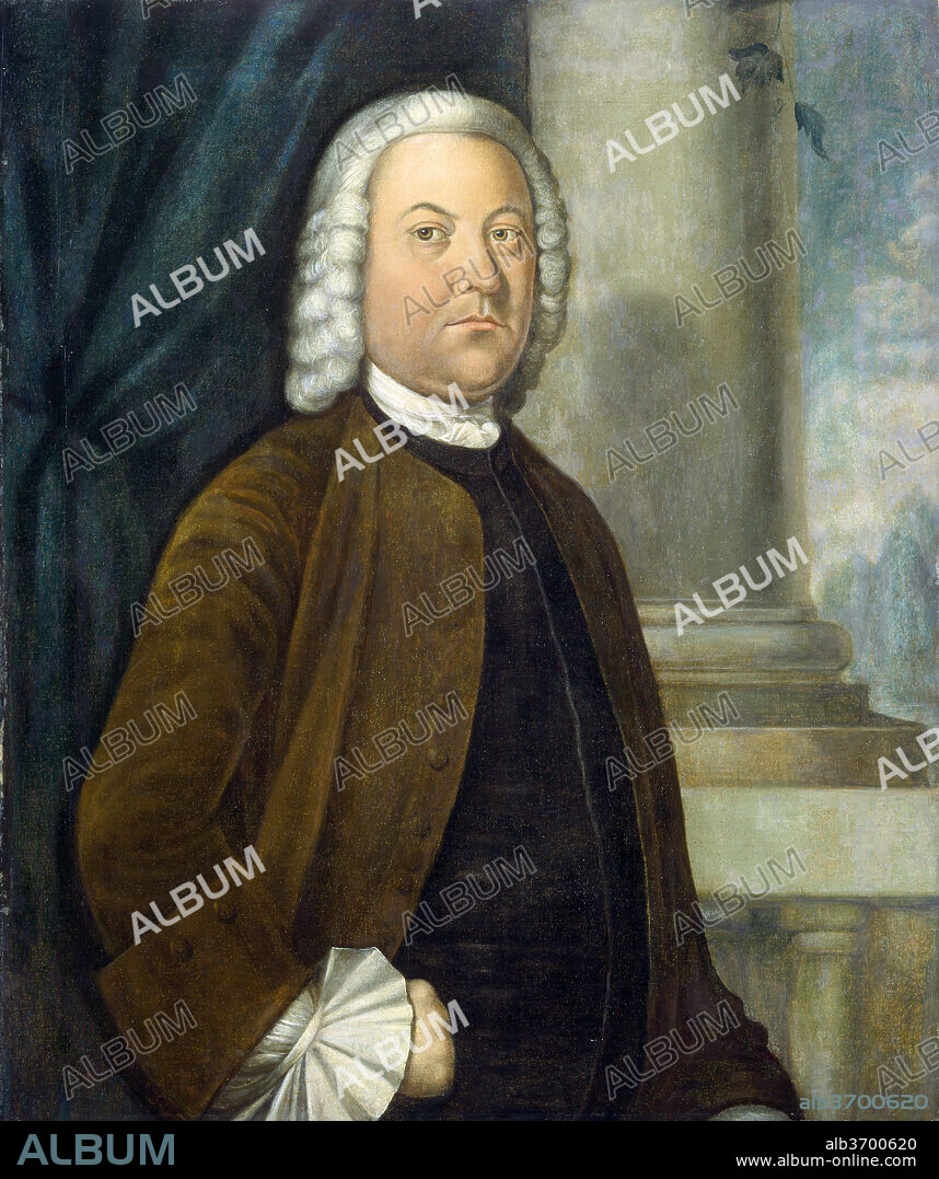BENJAMIN WEST. Dr. Samuel Boude. Dated: 1755/1756. Dimensions: overall: 90.4 x 76.5 cm (35 9/16 x 30 1/8 in.)  framed: 107 x 92.2 x 5.4 cm (42 1/8 x 36 5/16 x 2 1/8 in.). Medium: oil on canvas.