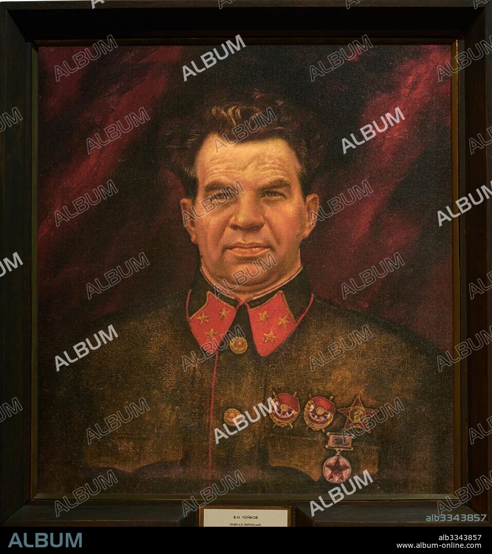 BORIS NIKOLAYEVICH KUZNETSOV. Portrait of Vasily Ivanovich Chuikov (1900-1982).