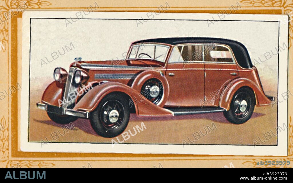'Vauxhall Big Six Wingham Cabriolet', c1936. Vauxhall is a British car producer founded by Alexander Wilson in 1857 as a pump and marine engine manufacturer. It began manufacturing cars in 1903 and in 1925 the firm was bought by General Motors. From An Album of Motor Cars. [John Player & Sons, London, c1936].