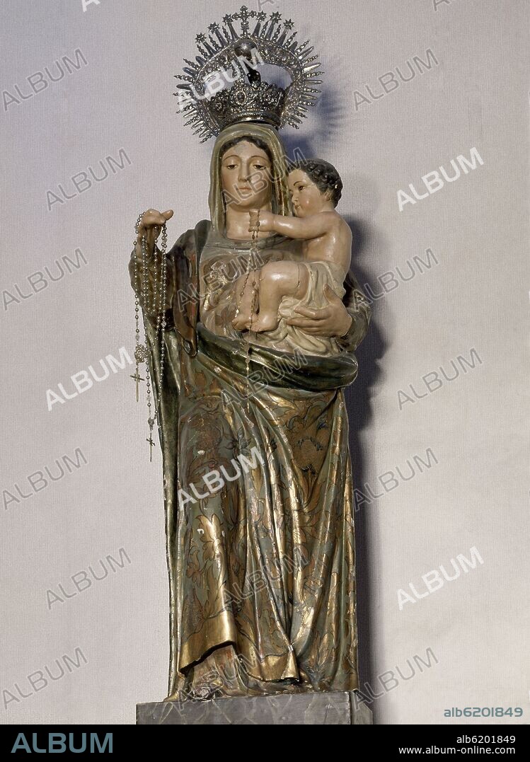 VIRGEN DEL ROSARIO DE VILLANUEVA DE CASTILLEJOS.
