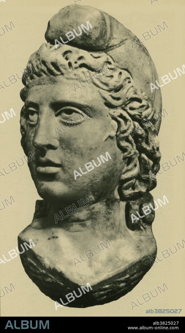 Bust of Mithras, circa 200 AD, found in London. Mithra is the Zoroastrian divinity (yazata) of covenant and oath. He is also a judicial figure, an all-seeing protector of Truth. The Romans attributed their Mithraic Mysteries to Persian or Zoroastrian sources relating to Mithra. However, since the early 1970s the dominant scholarship has noted dissimilarities, and those mysteries are now qualified as a distinct Roman product. Like most other divinities, Mithra is not mentioned by name in the Gathas, the oldest texts of Zoroastrianism and generally attributed to Zoroaster himself. As the divinity of contract, Mithra is undeceivable, infallible, eternally watchful, and never-resting. He the protector of cattle, and guardian of the waters and ensures that those pastures receive enough of it. The Mithraic Mysteries were a mystery religion practiced in the Roman Empire from about the 1st to 4th centuries AD. The name of the Persian god Mithra, adapted into Greek as Mithras, was linked to a new and distinctive imagery. Numerous archeological finds, including meeting places, monuments, and artifacts, have contributed to modern knowledge about Mithraism throughout the Roman Empire. The iconic scenes of Mithras show him being born from a rock, slaughtering a bull, and sharing a banquet with the god Sol (the Sun).