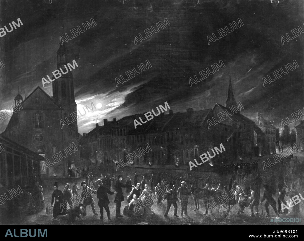 Cholera Plague - a painting by Joseph Legare of the outbreak of the disease in Quebec , Canada.