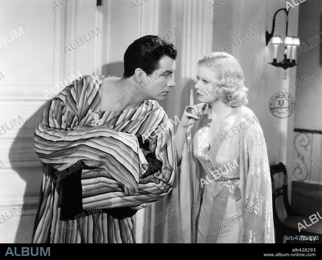JEAN HARLOW and ROBERT TAYLOR in PERSONAL PROPERTY, 1937, directed by W. S. VAN DYKE. Copyright M.G.M.