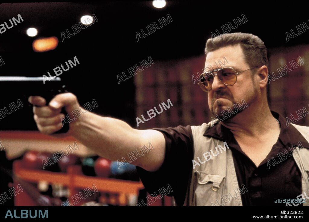 JOHN GOODMAN en EL GRAN LEBOWSKI, 1998 (THE BIG LEBOWSKI), dirigida por JOEL COEN. Copyright POLYGRAM/WORKING TITLE FILMS / MORTON, MERRICK.