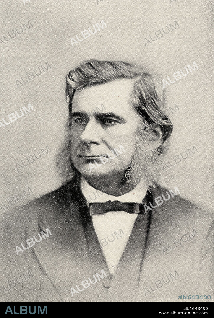 Thomas Henry Huxley,1825-1895.English physiologist, anatomist,zoologist,anthropologist, agnostic and educator. From the book "The International Library of Famous Literature".Published in London 1900. Volume XVIII.