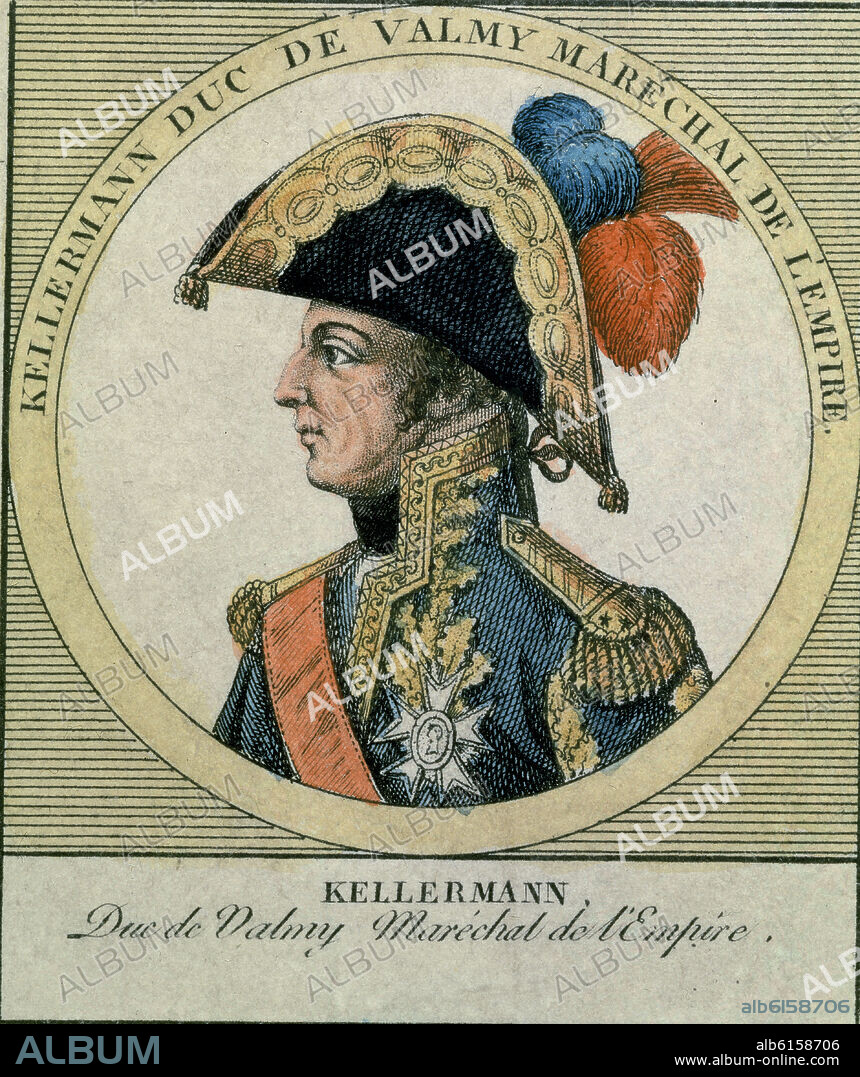 Portrait of general François Christophe Kellermann (1735-1820), Marshal of France and 1st Duc de Valmy.