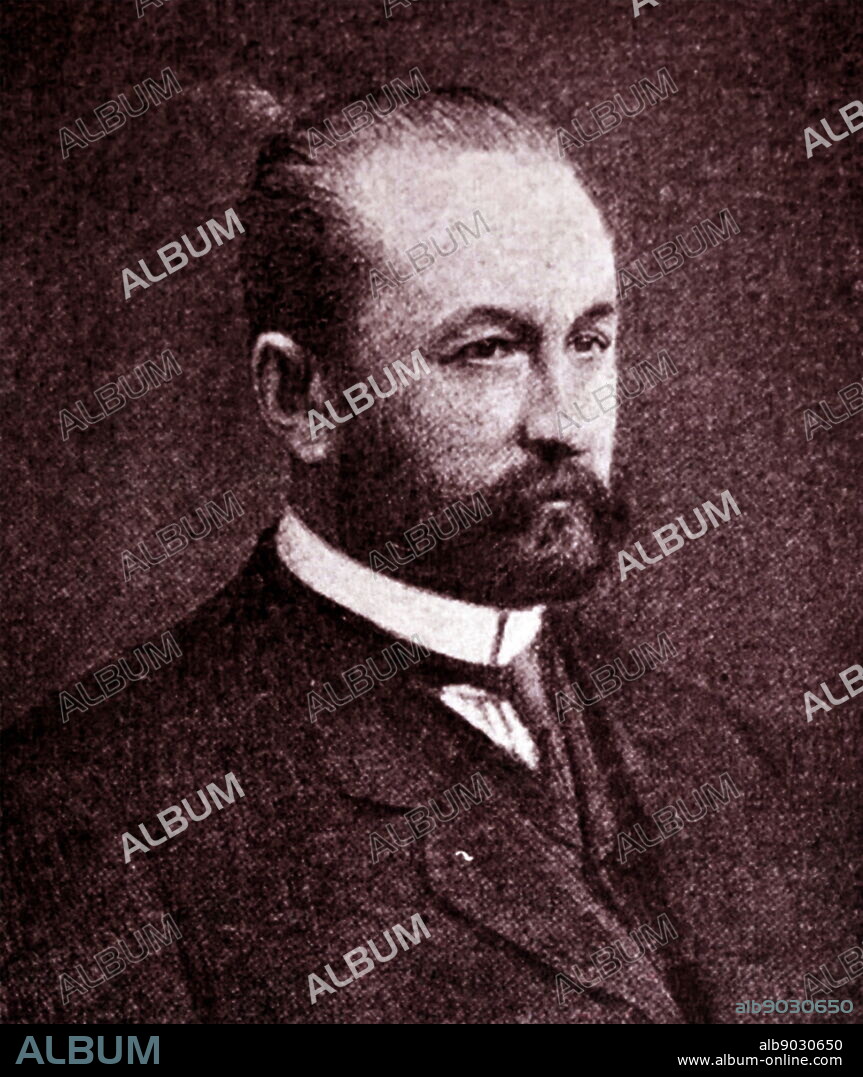 Photographic portrait of Prince Georgy Yevgenyevich Lvov (1861-1925) a Russian statesman and post-imperial Prime Minister of Russia. Dated 20th Century.