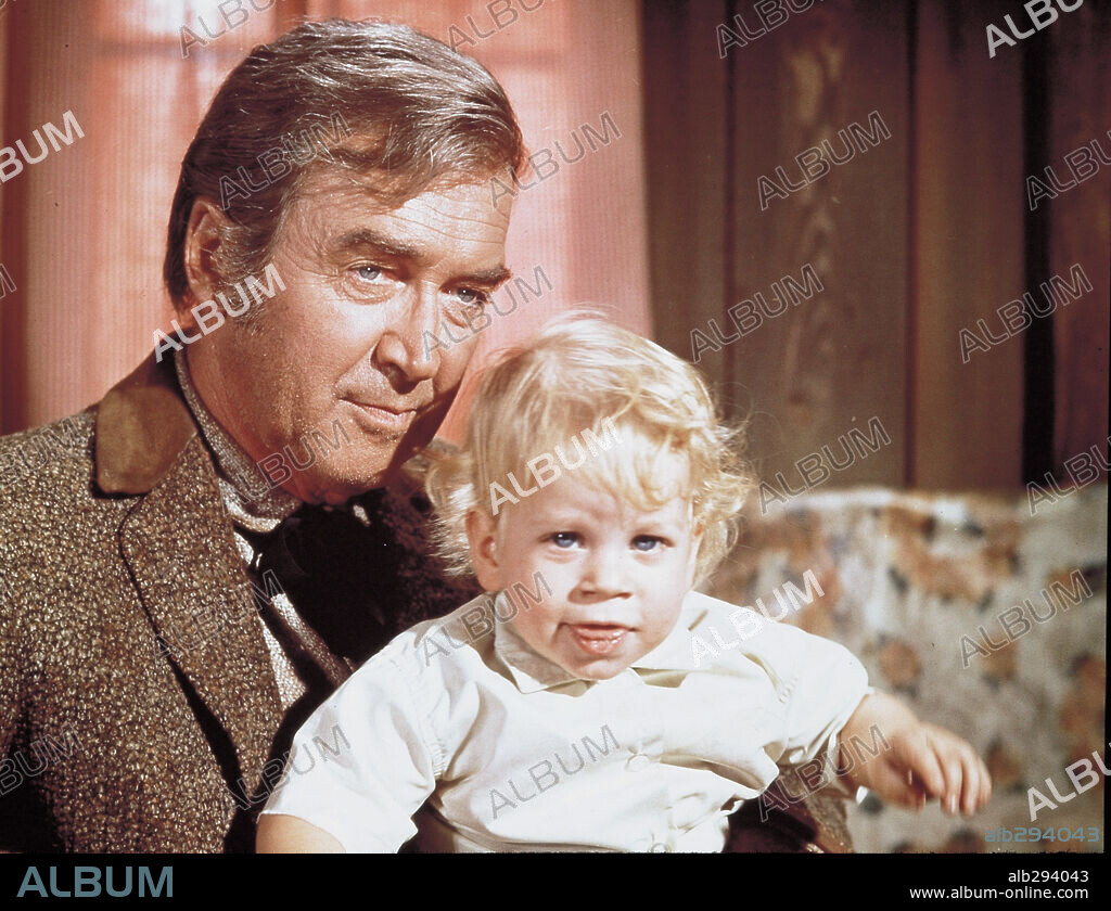 JAMES STEWART in FIRECREEK, 1968, directed by VINCENT MCEVEETY. Copyright WARNER BROTHERS.