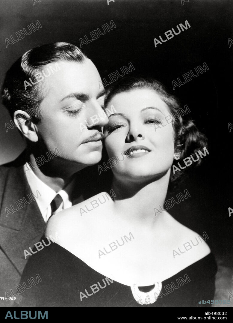 MYRNA LOY and WILLIAM POWELL in EVELYN PRENTICE, 1934. Copyright METRO GOLDWYN MAYER.