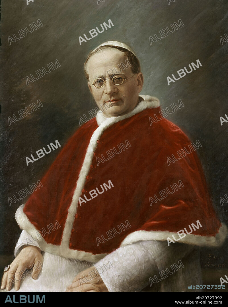 RETRATO DEL PAPA PIO XI.