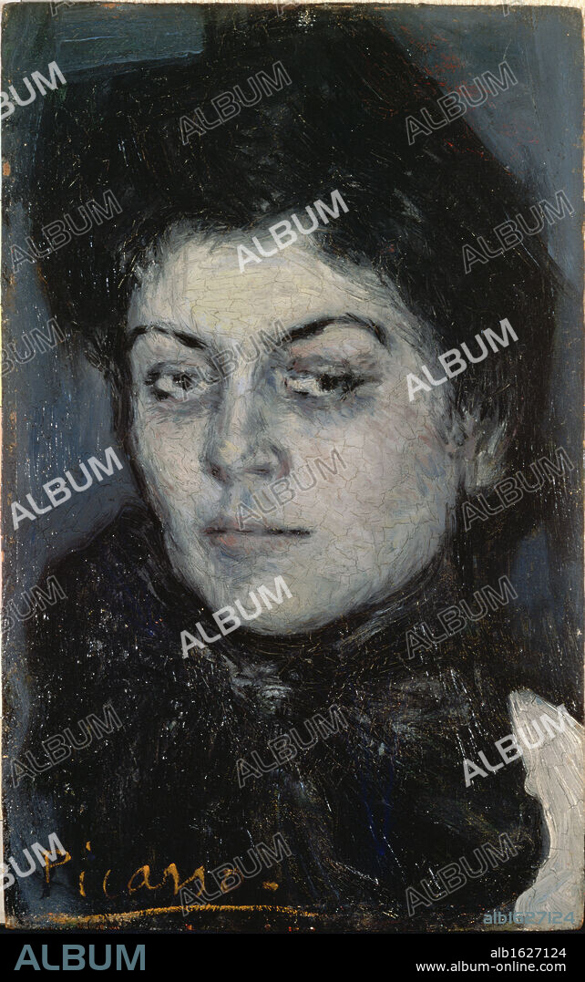 Portrait of Lola, the Artist's Sister by Pablo Picasso, 1901, 1881-1973.