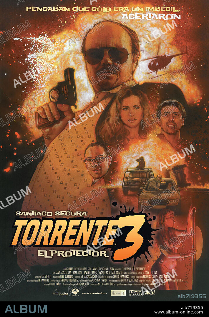 Poster of TORRENTE 3: EL PROTECTOR, 2005, directed by SANTIAGO SEGURA. Copyright AMIGUETES ENTERTAINMENT.