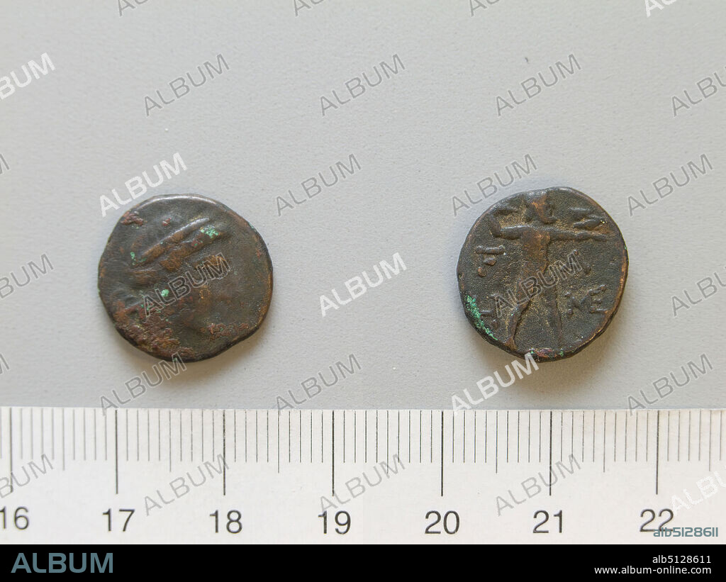 Mint: Elis, Coin from Elis, 271191 B.C., Bronze, 3.33 g, 9:00, 16.3 mm, Made in Elis, Elis, Greek, 3rd2nd century B.C., Numismatics.