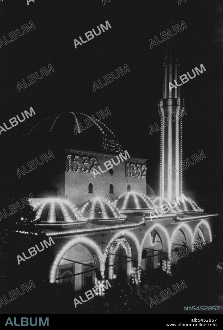 The capital of Yugoslavia, Sarajevo in 1932 celebration its fourth centenary & a festival to commemorate it found at in is 1532 by the Turkish soldier. Gazi Husrev beg, was held. January 02, 1933. (Photo by Atlantic Photo Gesellschaft).