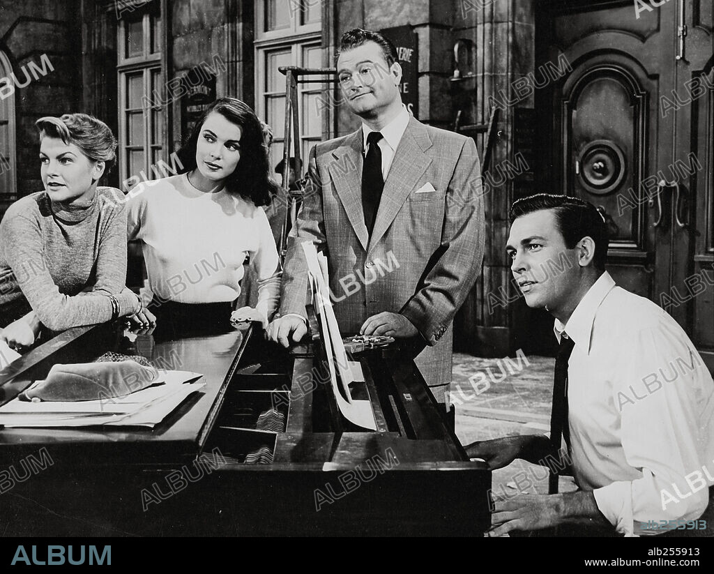 ELAINE STEWART, HOWARD KEEL and RED SKELTON in LOVELY TO LOOK AT, 1952, directed by MERVYN LEROY. Copyright M.G.M.