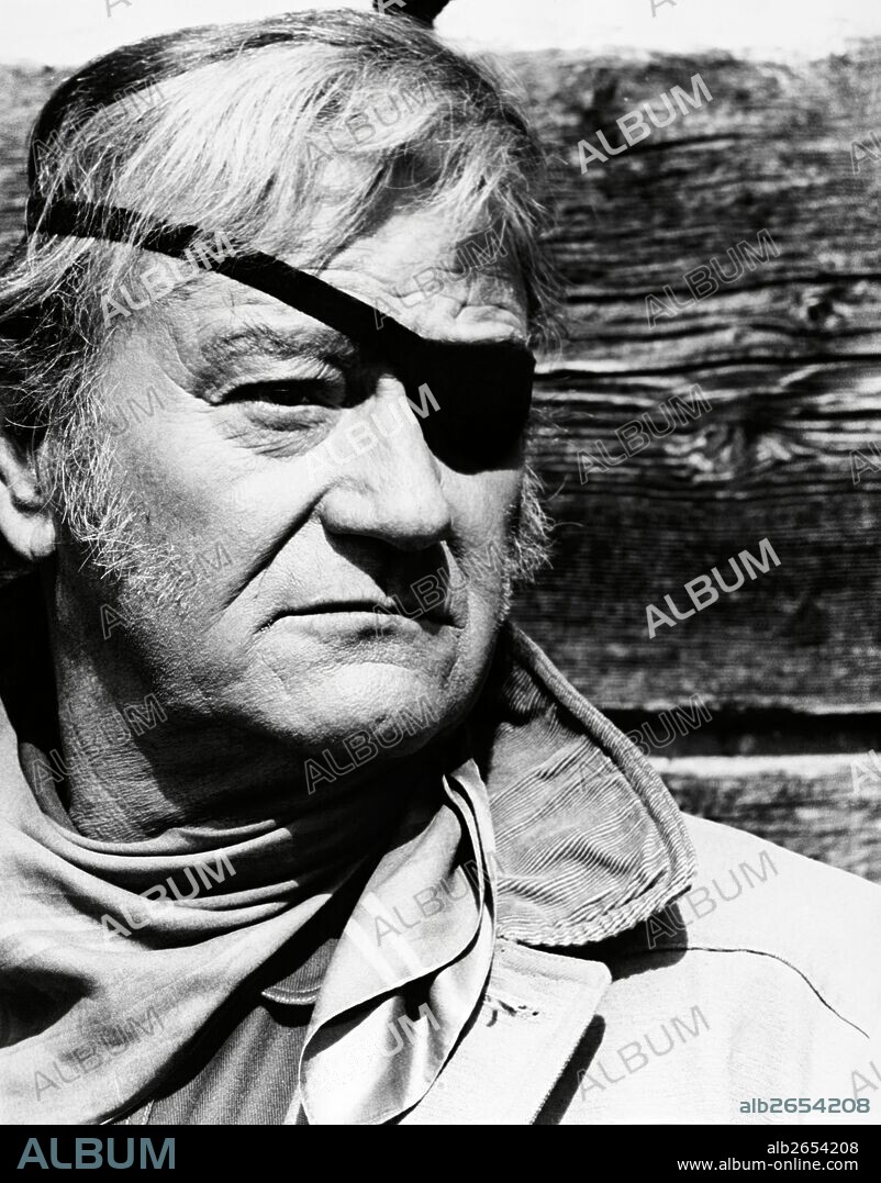 JOHN WAYNE en VALOR DE LEY, 1969 (TRUE GRIT), dirigida por HENRY HATHAWAY. Copyright PARAMOUNT PICTURES.