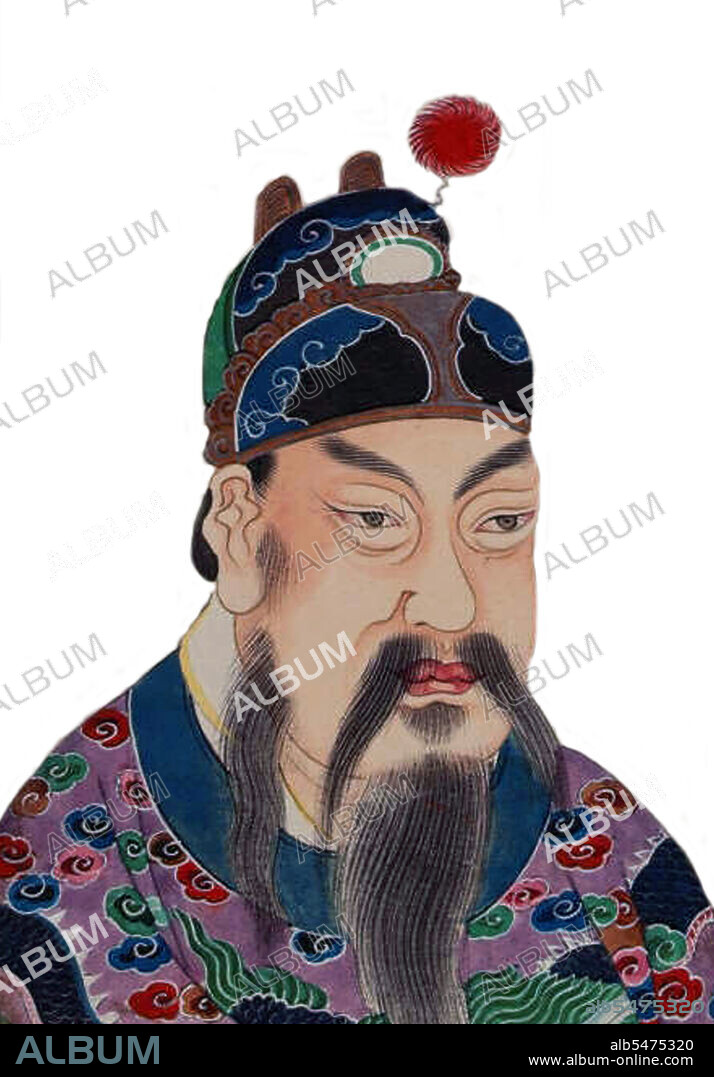 Emperor Yongle, 3rd ruler of the Ming Dynasty (r. 1402-1424). Personal Name: Zhu Di, Zhu Dì. Posthumous Name: Wendi, Wéndì. Temple Name: Chengzu, Chéngzu; Taizong, Tàizong. Reign Name: Ming Yongle, Ming Yonglè. The Yongle Emperor was the third emperor of the Ming Dynasty of China from 1402 to 1424. His Chinese era name Yongle means 'Perpetual Happiness'. He became emperor by conspiring to usurp the throne which was against the Hongwu Emperor's wishes. He moved the capital from Nanjing to Beijing where it was located in the following generations, and constructed the Forbidden City there. After its dilapidation and disuse during the Yuan Dynasty and Hongwu's reign, the Yongle Emperor had the Grand Canal of China repaired and reopened in order to supply the new capital of Beijing in the north with a steady flow of goods and southern foodstuffs. He commissioned most of the exploratory sea voyages of Zheng He. During his reign the monumental Yongle Encyclopedia was completed. The Yongle Emperor is buried in the Changling tomb, the central and largest mausoleum of the Ming Dynasty Tombs.