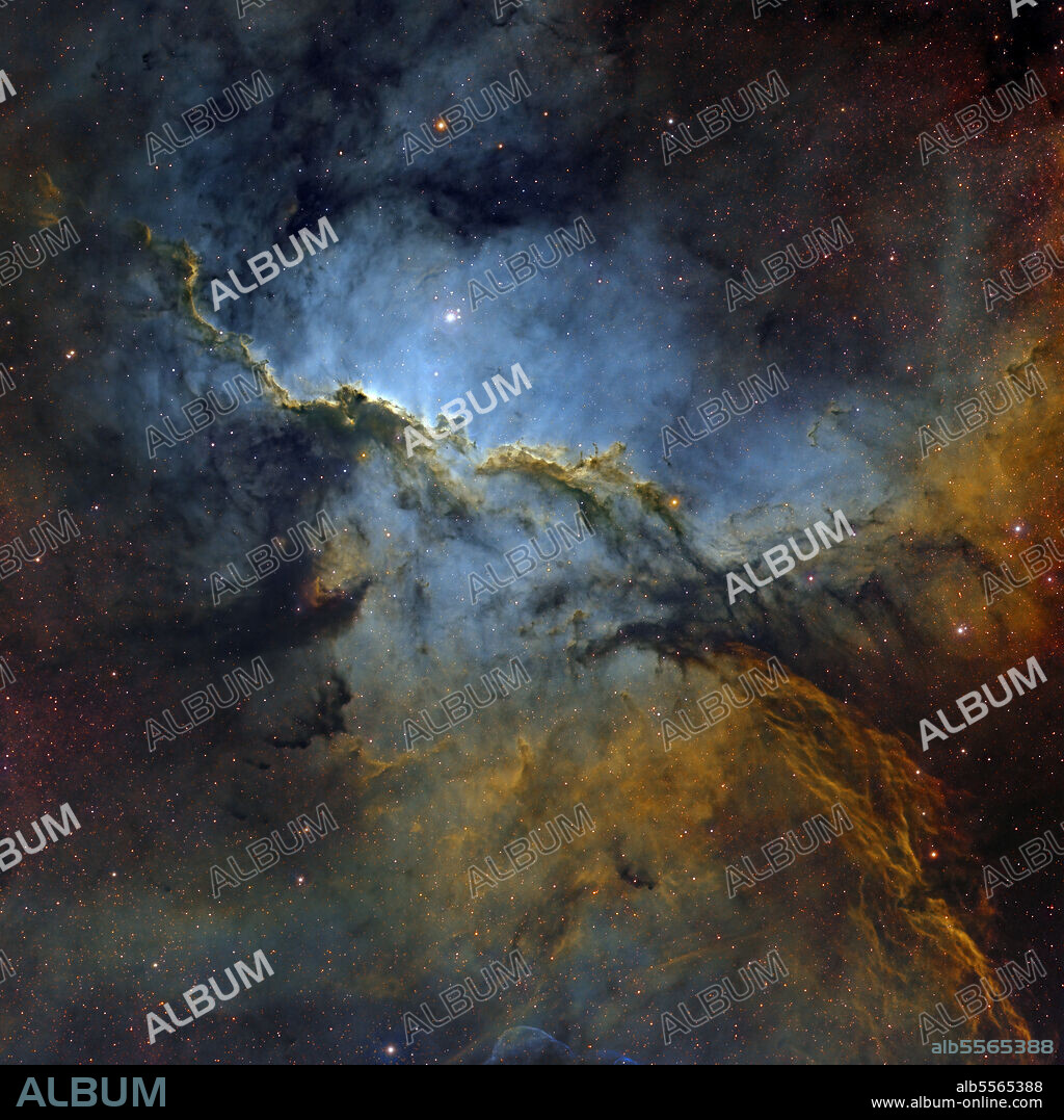 Fighting Dragons Nebula, NGC 6188, in the constellation Ara.