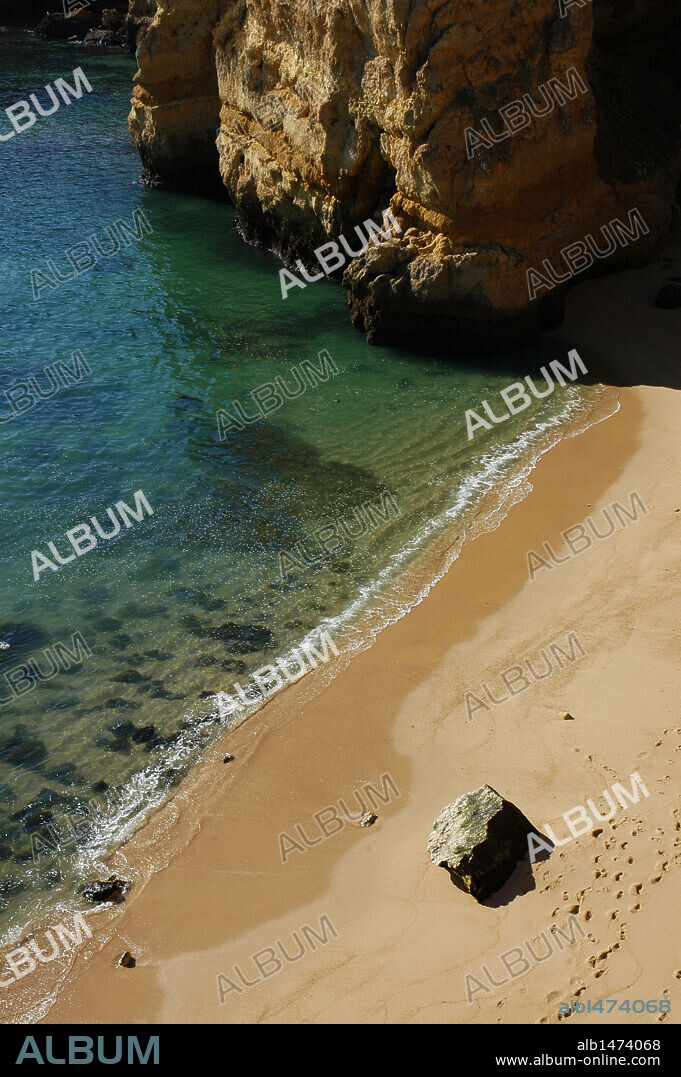 Portugal. Lagos. Dona Ana Beach (Praia Dona Ana). Algarve.