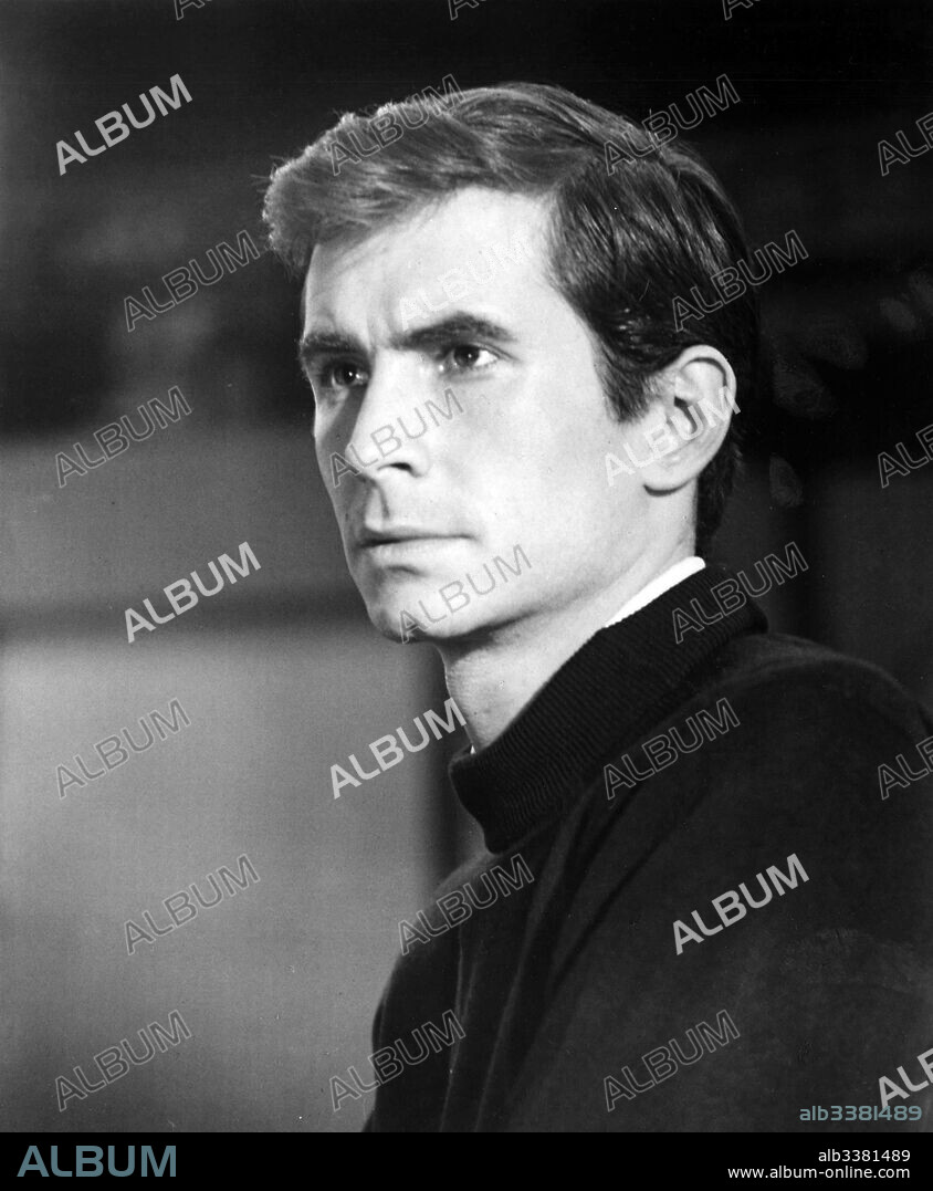 ANTHONY PERKINS en PSICOSIS, 1960 (PSYCHO), dirigida por ALFRED HITCHCOCK. Copyright SHAMLEY PRODUCTIONS.