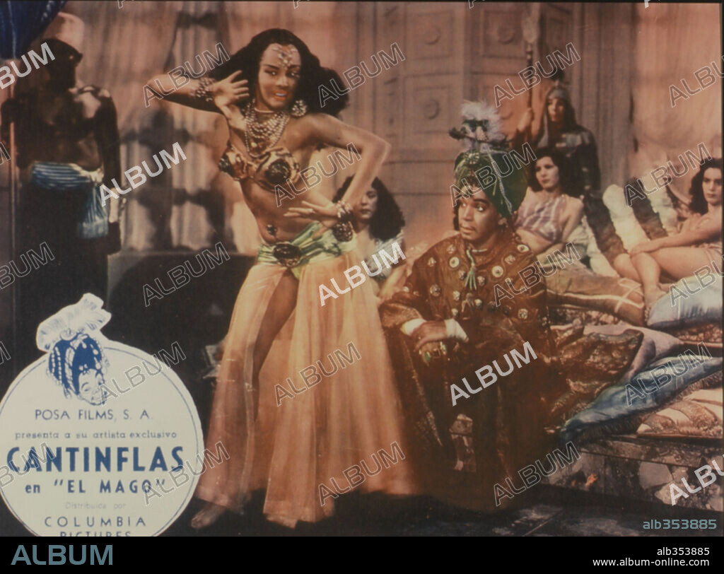 CANTINFLAS en EL MAGO, 1949, dirigida por MIGUEL M. DELGADO. Copyright POSA FILMS, S.A.