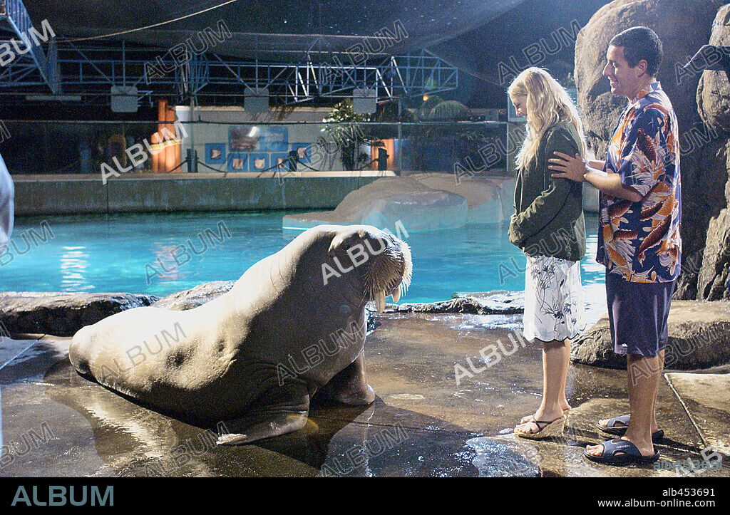 ADAM SANDLER y DREW BARRYMORE en 50 PRIMERAS CITAS, 2004 (50 FIRST DATES), dirigida por PETER SEGAL. Copyright COLUMBIA PICTURES / MICHAELS, DARREN.
