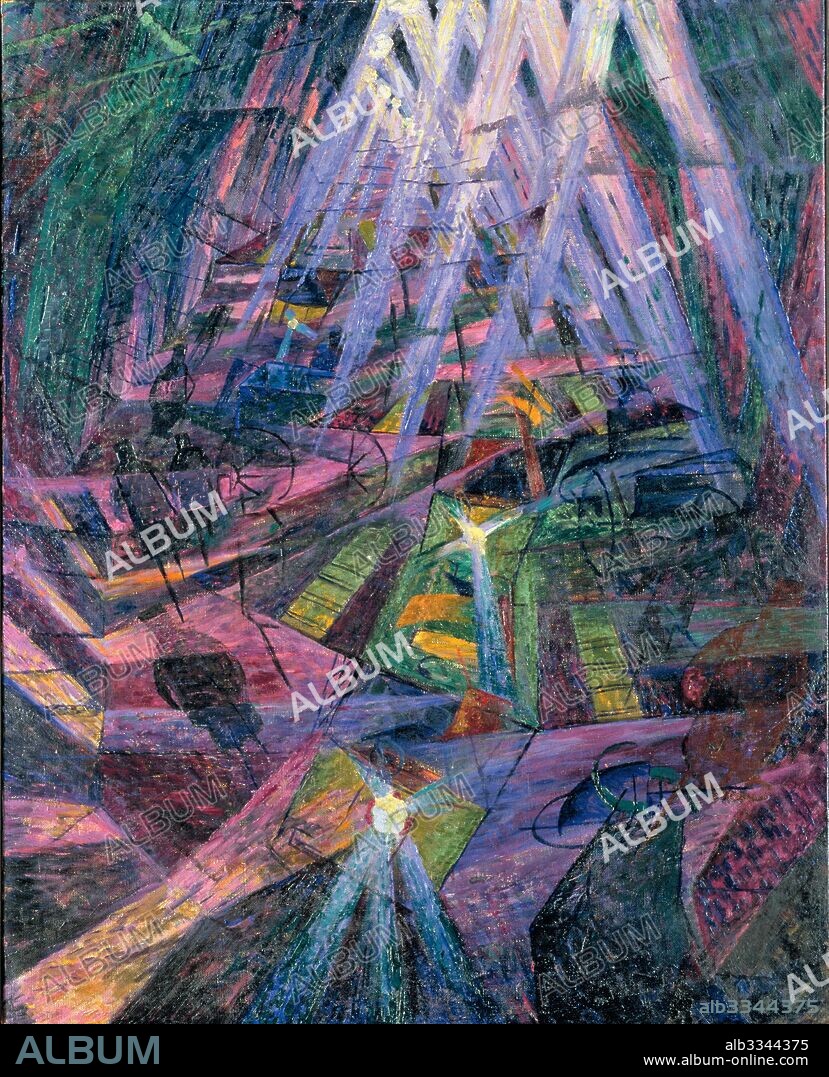 UMBERTO BOCCIONI. Forze di una strada.