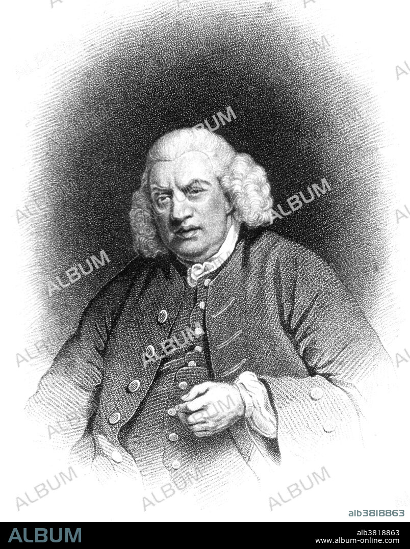Samuel Johnson (September 18, 1709 - December 13, 1784), often referred to as Dr. Johnson, was an English author who made lasting contributions to English literature as a poet, essayist, moralist, literary critic, biographer, editor and lexicographer. Johnson was a devout Anglican and committed Tory. He is the subject of James Boswell's Life of Samuel Johnson. Johnson obtained some notice with his works London (1738) and The Vanity of Human Wishes (1749) - both of which are considered great poems - but his efforts in the 1750's are part of why he's considered a titan. This decade saw the creation of his Dictionary (1755), his Rambler essays (1750-52), his Idler essays (1758-60), and Rasselas, Prince of Abyssinia (1759). Johnson was a tall and robust man. His odd gestures and tics were disconcerting to some on first meeting him. Boswell's Life, along with other biographies, documented his behavior and mannerisms in such detail that they have informed the posthumous diagnosis of Tourette syndrome, a condition not defined or diagnosed in the 18th century. After a series of illnesses, he died in 1784, at the age of 75, and was buried in Westminster Abbey.