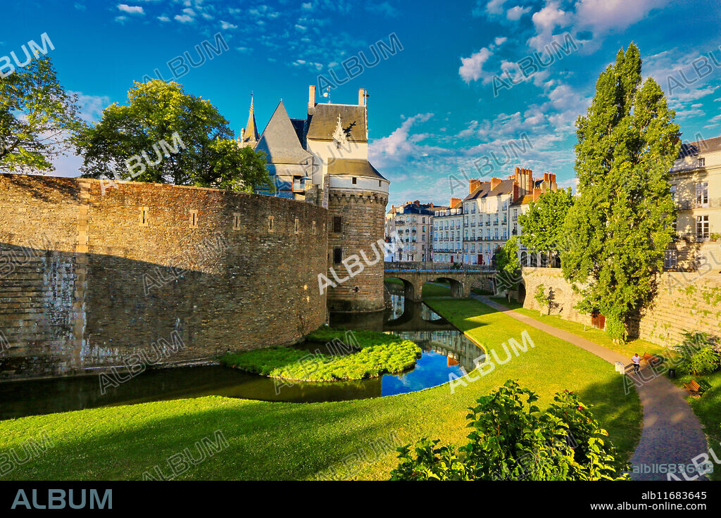 Chateau des Ducs de Bretagne, Nantes, Pays de la Loire, France.