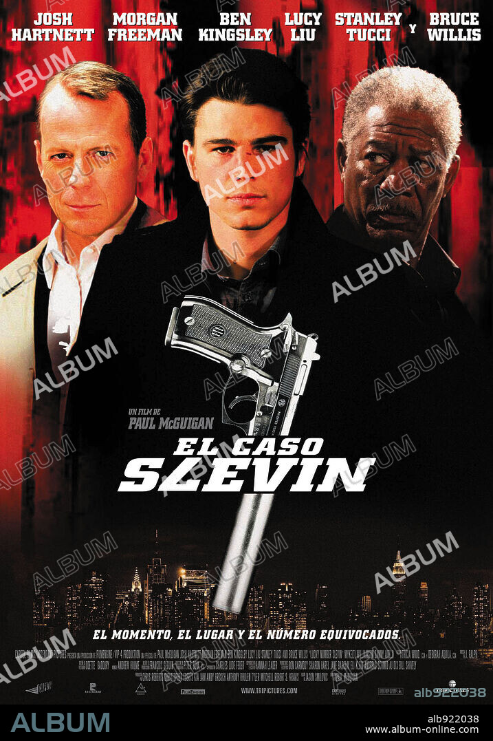 Poster of LUCKY NUMBER SLEVIN, 2006, directed by PAUL MCGUIGAN. Copyright CAPITOL FILMS.