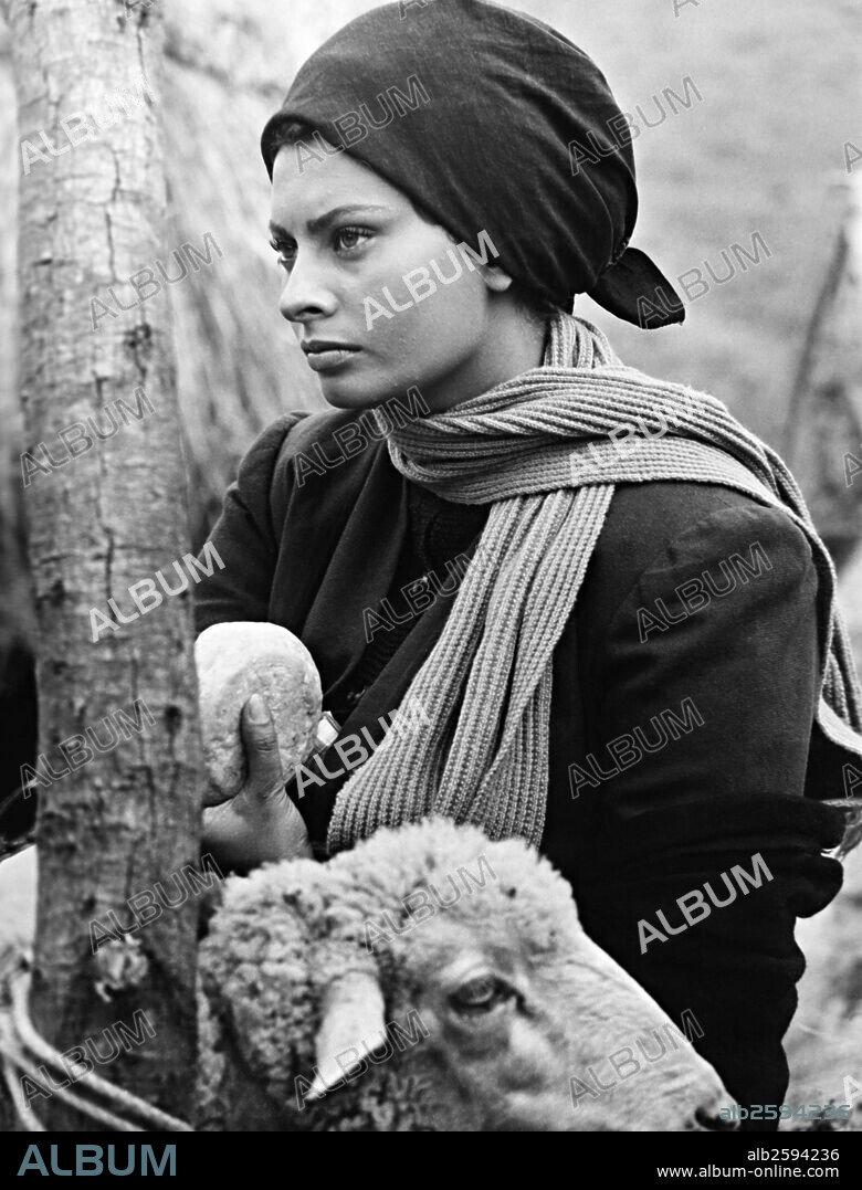 LOREN SOPHIA / LOREN SOFIA 1934/. SOPHIA LOREN in ...UND DENNOCH LEBEN SIE, 1960 (LA CIOCIARA), unter der Regie von VITTORIO DE SICA. Copyright EMBASSY PICTURES.