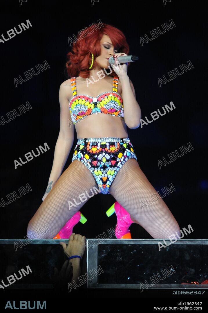 July 8, 2011 - Dallas, Texas, U.S - The dynamic pop superstar singer Rihanna performs live on stage at the American Airlines Center in Dallas, Texas on her most recent stop on her 2011 LOUD Tour. 08/07/2011