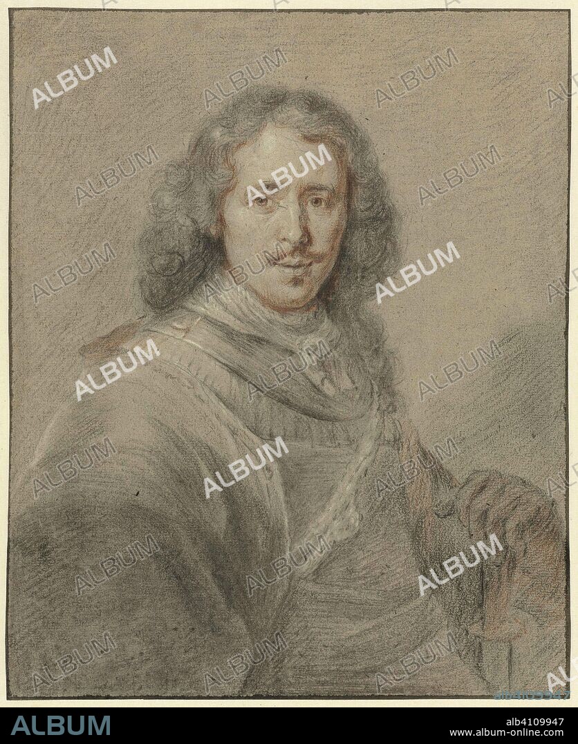 Portrait of Philips van Dorp. Draughtsman: Jan Maurits Quinkhard. After Rembrandt van Rijn. Dating: 1747. Measurements: h 290 mm × w 235 mm.