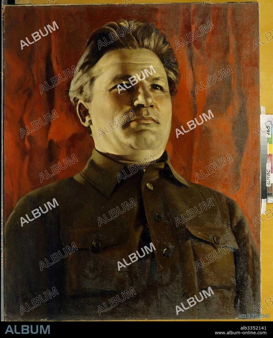 ISAAK IZRAILEVICH BRODSKY. Portrait of Sergey Kirov (1886-1934).