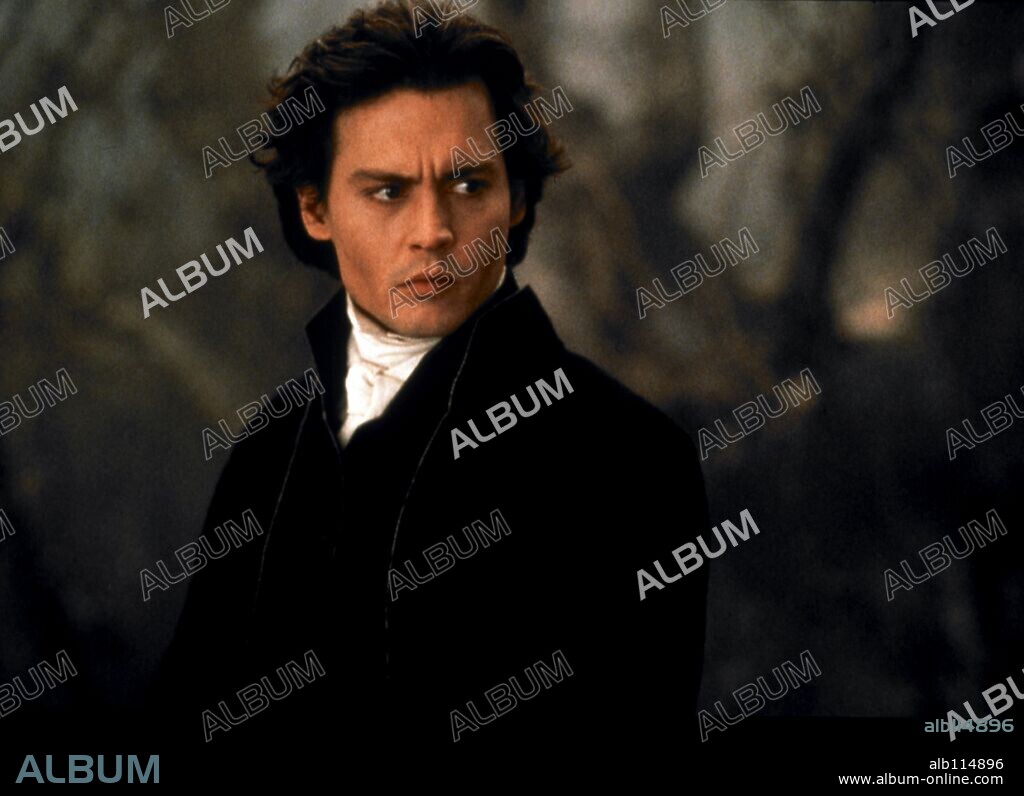 JOHNNY DEPP in SLEEPY HOLLOW, 1999, directed by TIM BURTON. Copyright MANDALAY PICTURES.