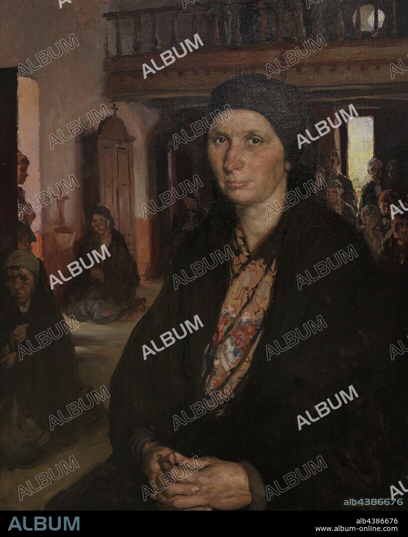 Fernando Álvarez de Sotomayor (1875-1960). Pintor español. En San Juan de Jornes, 1946-1950. Museo de Bellas Artes. La Coruña. Galicia. España. (En depósito, Museo Nacional del Prado, Madrid) .