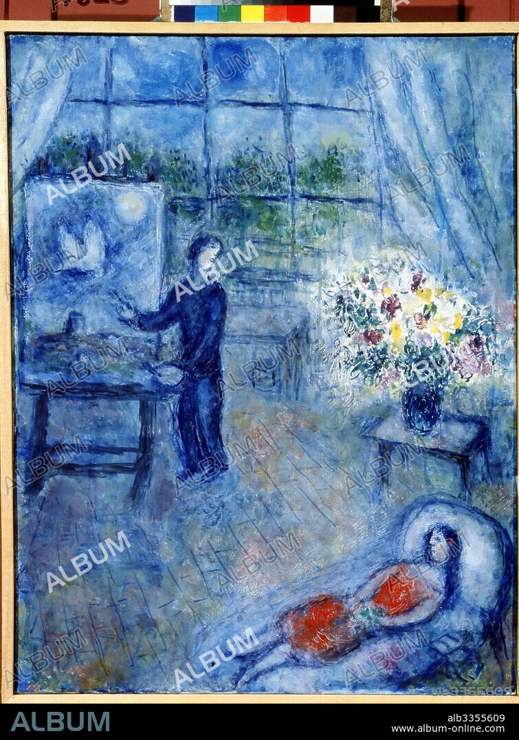 MARC CHAGALL. The Artist and His Model.