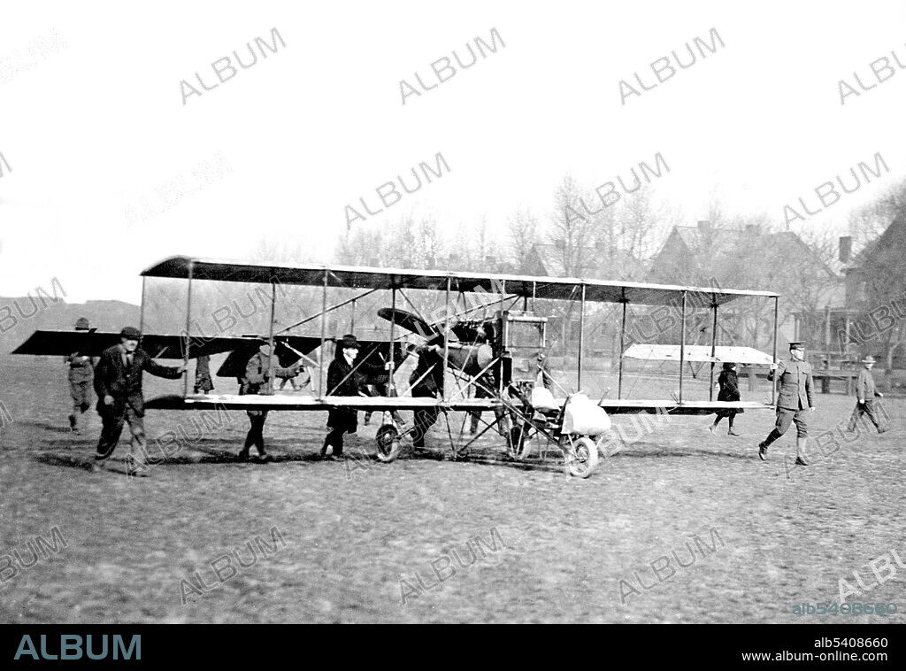 Ruth Law arriving at Governor's Island, New York after her flight from Chicago. Ruth Law Oliver (May 21, 1887 - December 1, 1970) was a pioneer American aviatrix. She was inspired to take up flying by her brother, parachutist and pioneer movie stuntman Rodman Law. She was instructed by Harry Atwood and Arch Freeman at Atwood Park in Massachusetts, having been refused lessons by Orville Wright because, according to Law, he believed that women weren't mechanically inclined. She received her pilot's license in 1912, and in 1915 gave a demonstration of aerobatics at Daytona Beach, Florida, before a large crowd. Her greatest feat took place on November  19,1916, when she broke the existing cross-America flight air speed record of 452 miles set by Victor Carlstrom by flying nonstop from Chicago to New York, a distance of 590 miles. The next day she flew on to New York City. Flying over Manhattan, her fuel cut out, but she glided to a safe landing on Governors Island. After the United States entered WWI in 1917, she campaigned unsuccessfully for women to be allowed to fly military aircraft. After the war, she continued to set records. In 1922, Law woke up to read with surprise an announcement of her retirement in the newspaper; her husband had tired of her dangerous job and had taken that step to end her flying career. She died in 1970 at the age of 83. Bain News Service, November 20, 1916.