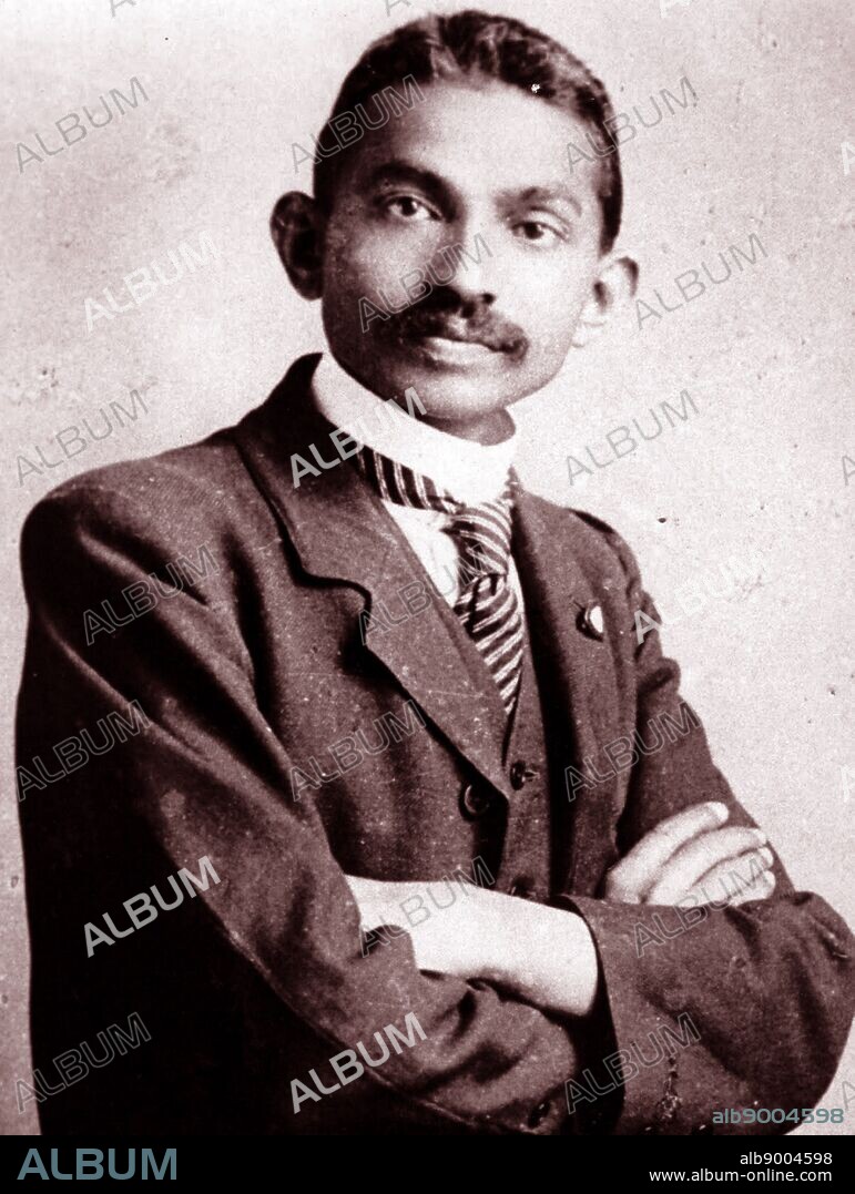 Mohandas Karamchand Gandhi 1869-1948. preeminent leader of Indian independence movement in British-ruled India.