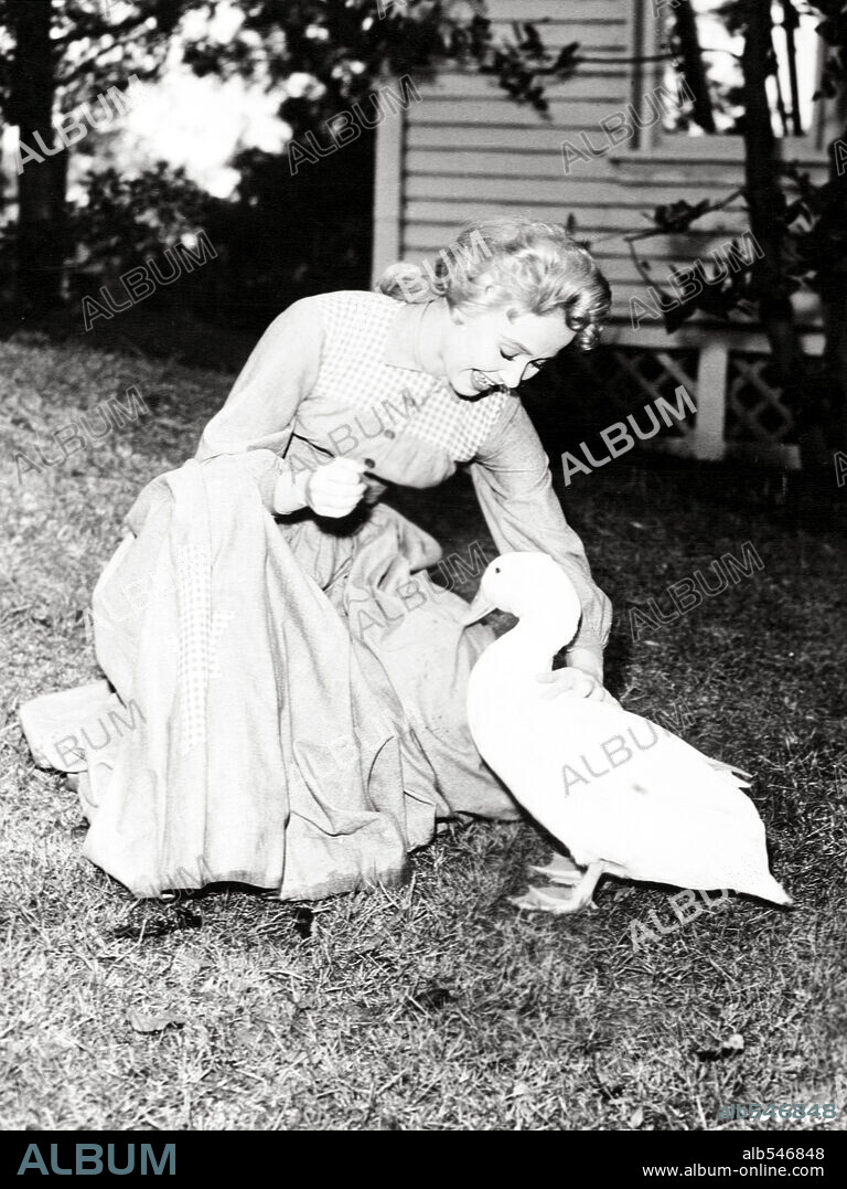 JANE POWELL in SEVEN BRIDES FOR SEVEN BROTHERS, 1954, directed by STANLEY DONEN. Copyright M.G.M.