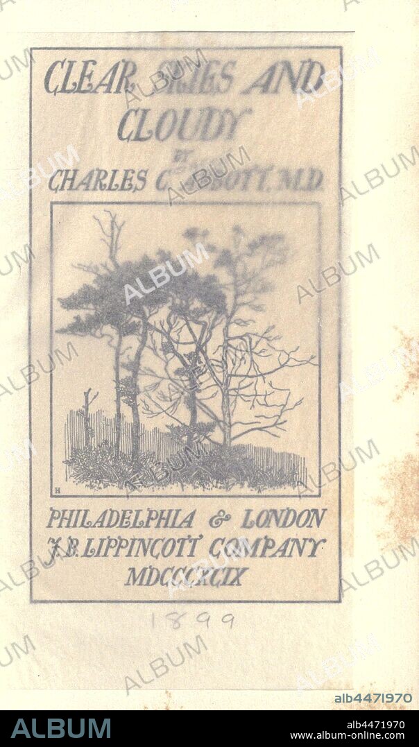 Clear skies and cloudy : Abbott, Charles C. (Charles Conrad), 1843-1919.