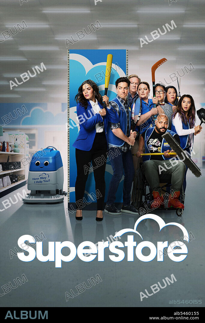 Poster of SUPERSTORE, 2015, directed by JUSTIN SPITZER. Copyright UNIVERSAL TELEVISION.