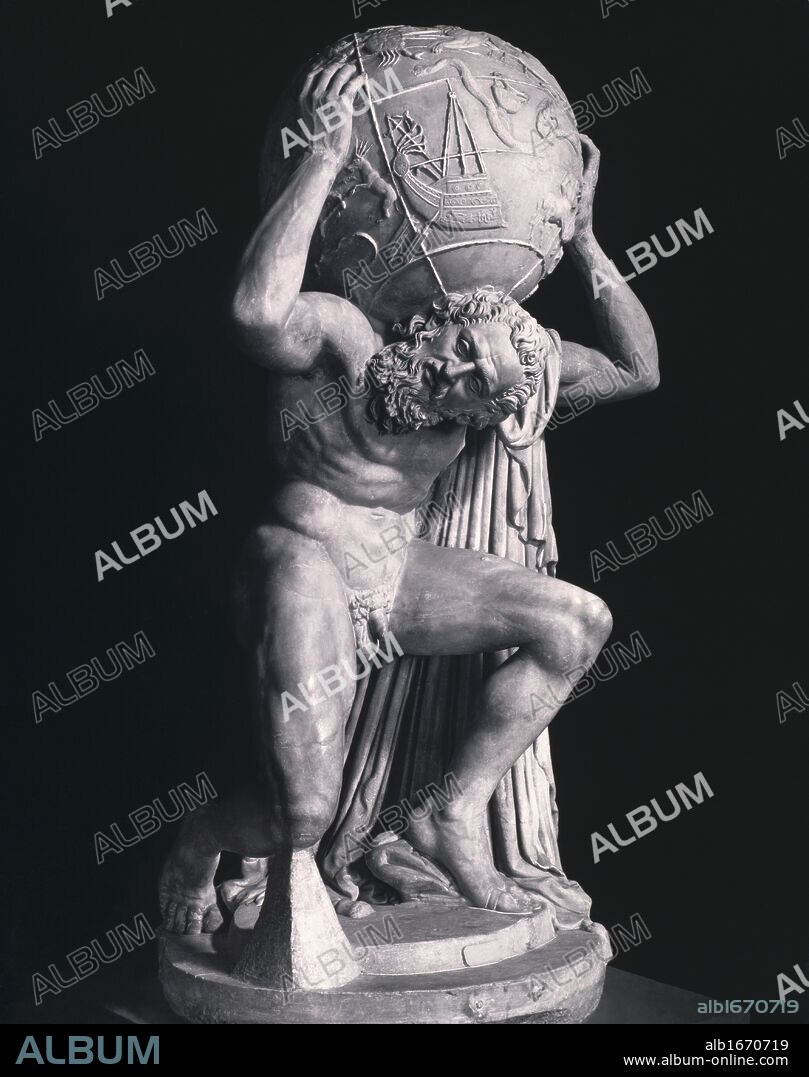 ARTIST UNKNOWN. Atlas   Sculpture   Palazzo Farnese   Farnese Gallery, Rome.